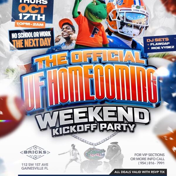 Thursday October 17, 2024: Homecoming Kickoff Party
